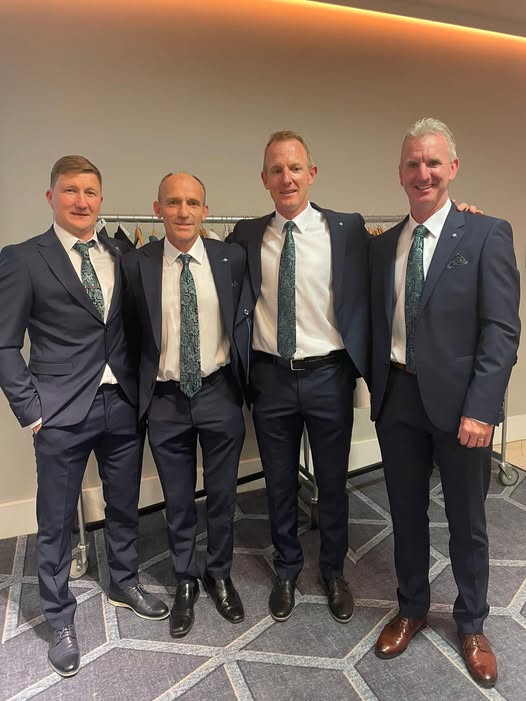 Laune Rangers club members who helped establish Let's Club Together